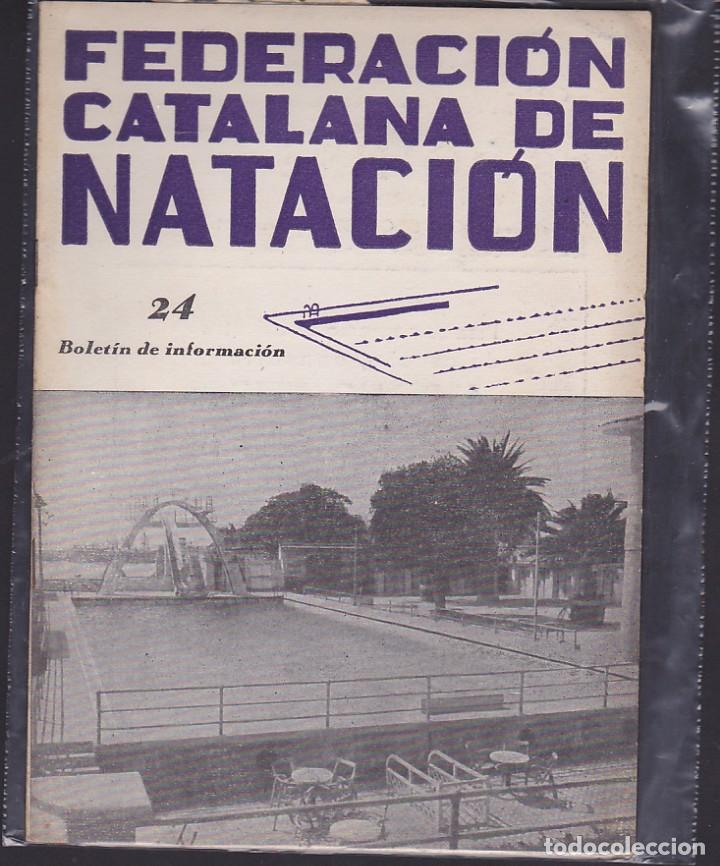 Sports collectibles: REVISTA BOLETIN FEDERACION CATA&Ntilde;ANA DE NATACION N&ordm; 24