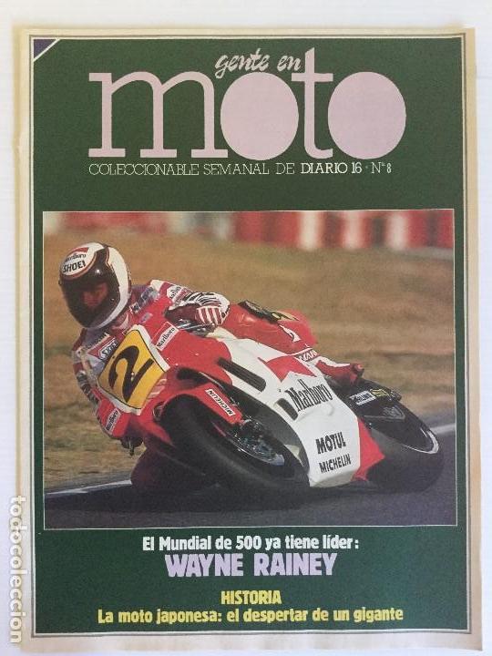 Coleccionismo deportivo: Gente en moto &ndash; Coleccionable semanal de Diario 16 &ndash; n&uacute;mero 8 &ndash; a&ntilde;o 1990