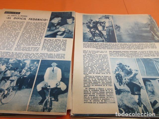 Coleccionismo deportivo: ARTICULO 1957 - CICLISMO VUELTA A FRANCIA  - 4 PAGINA