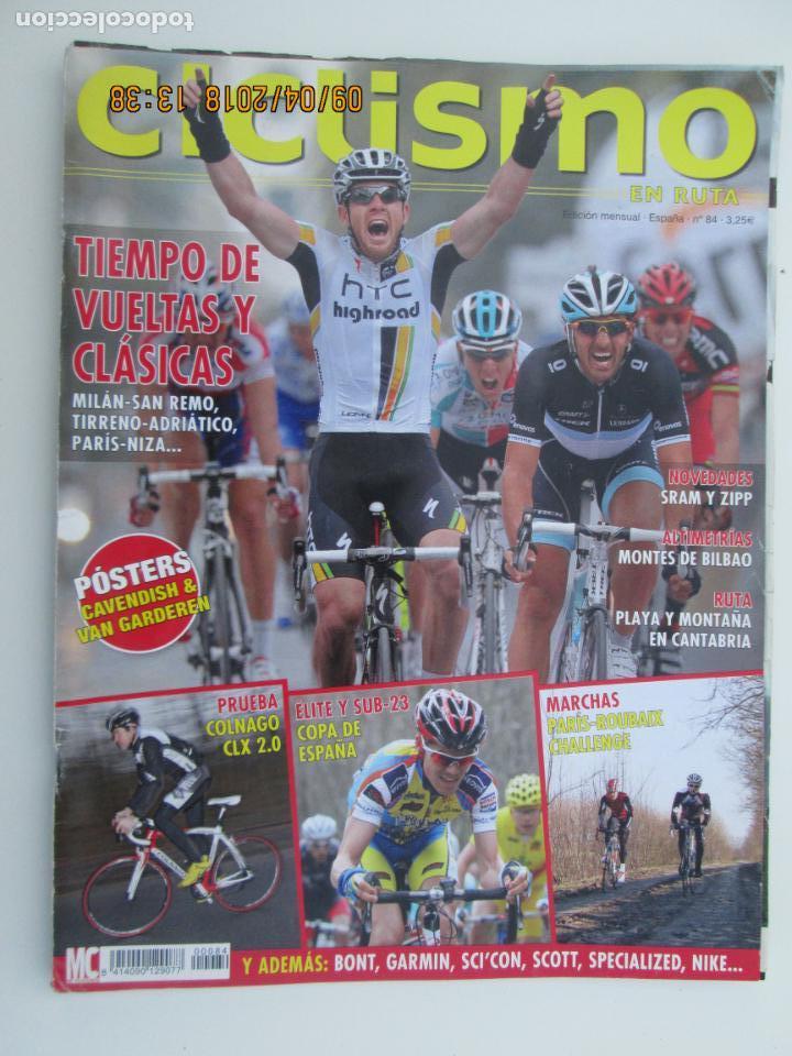 Coleccionismo deportivo: CICLISMO EN RUTA REVISTA N&ordm; 84