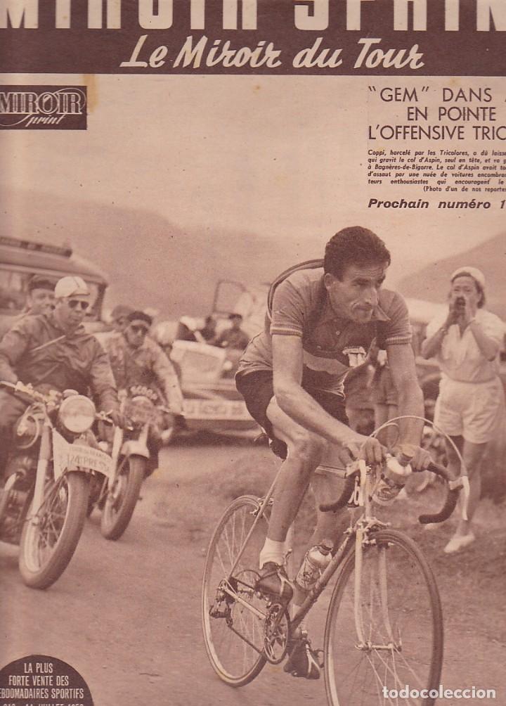 Sports collectibles: REVISTA MIROIR SPRINT 14 JULIO 1952