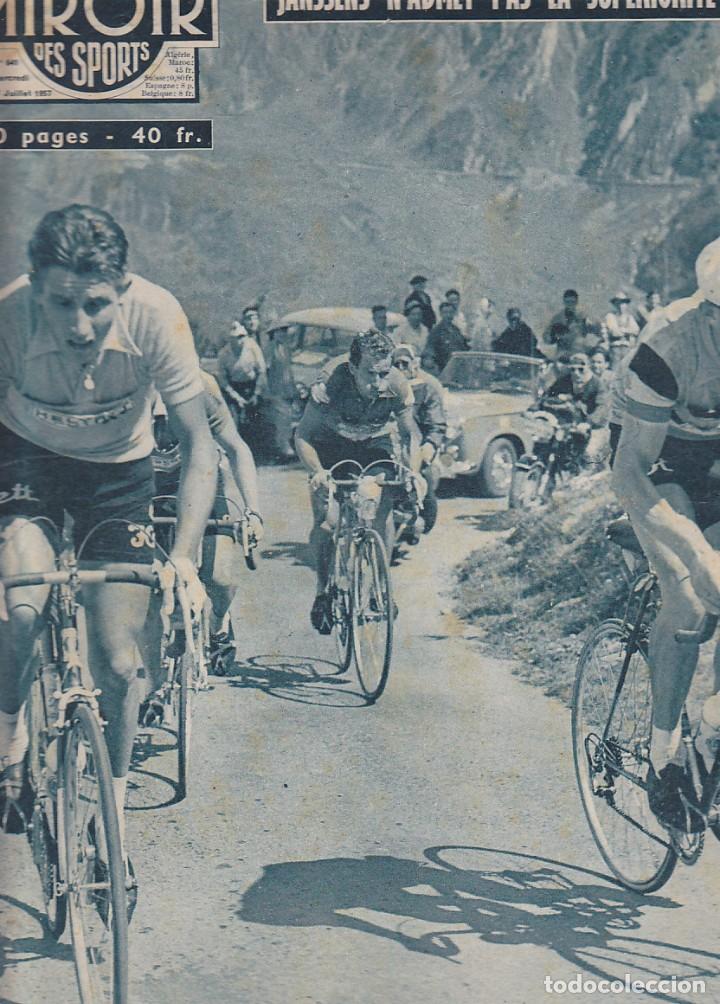 Sports collectibles: REVISTA LE MIROIR DES SPORTS 17 JULIO 1957