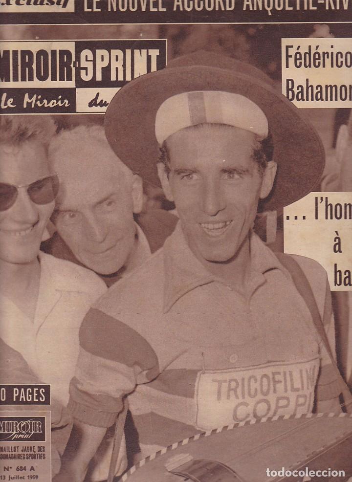 Sports collectibles: REVISTA MIROIR SPRINT 13 JULIO 1959