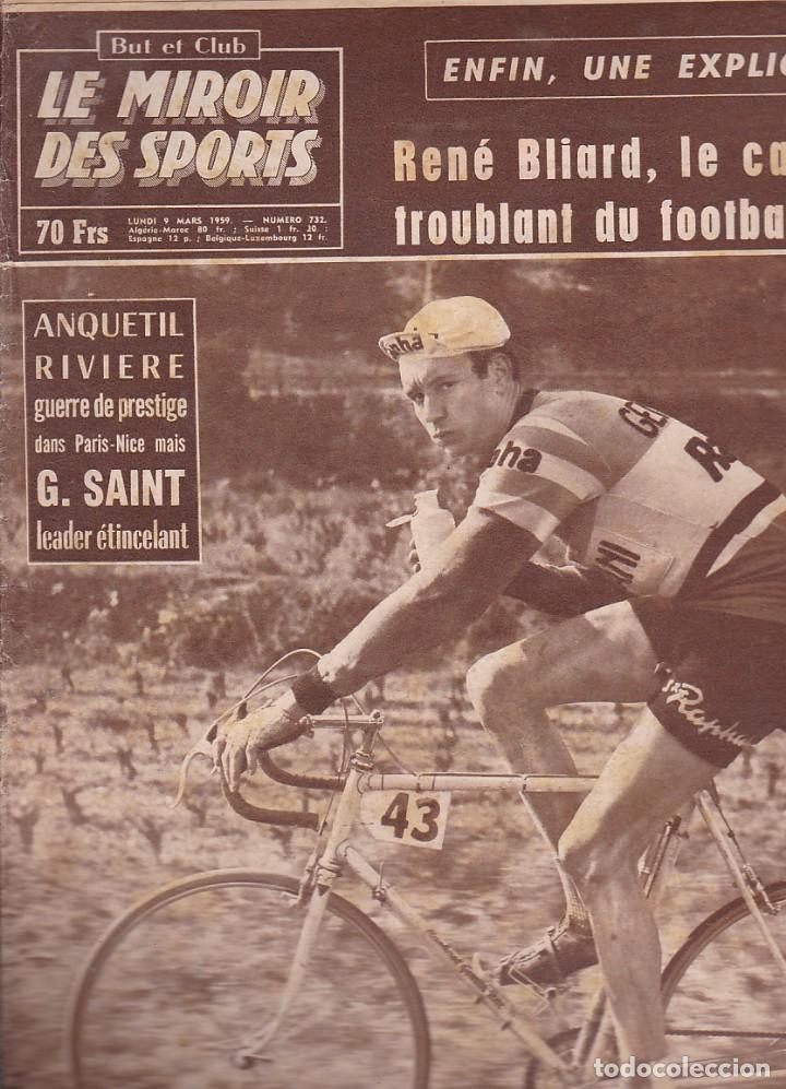 Sports collectibles: REVISTA LE MIROIR DES SPORTS 9 MARZO 1959
