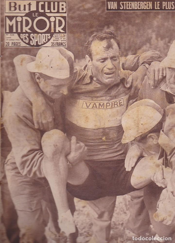 Sports collectibles: REVISTA LE MIROIR DES SPORTS 25 JULIO 1955