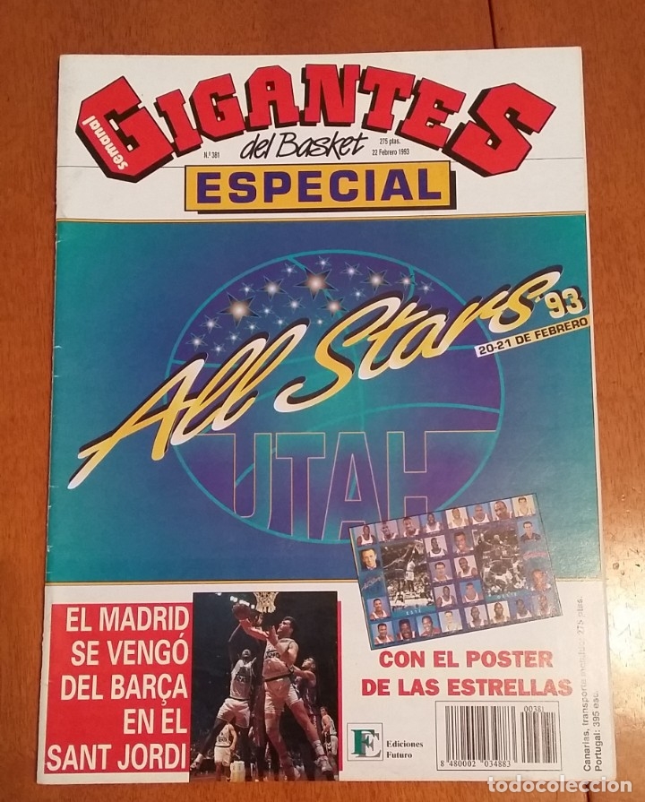 Coleccionismo deportivo: GIGANTES DEL BASKET ESPECIAL N&ordm;381
