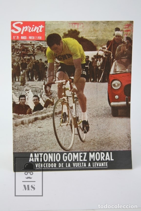 Coleccionismo deportivo: Publicaci&oacute;n / Revista de Ciclismo - Sprint N&ordm; 29 / Antonio Gomez Moral Vencedor - Marzo 1964