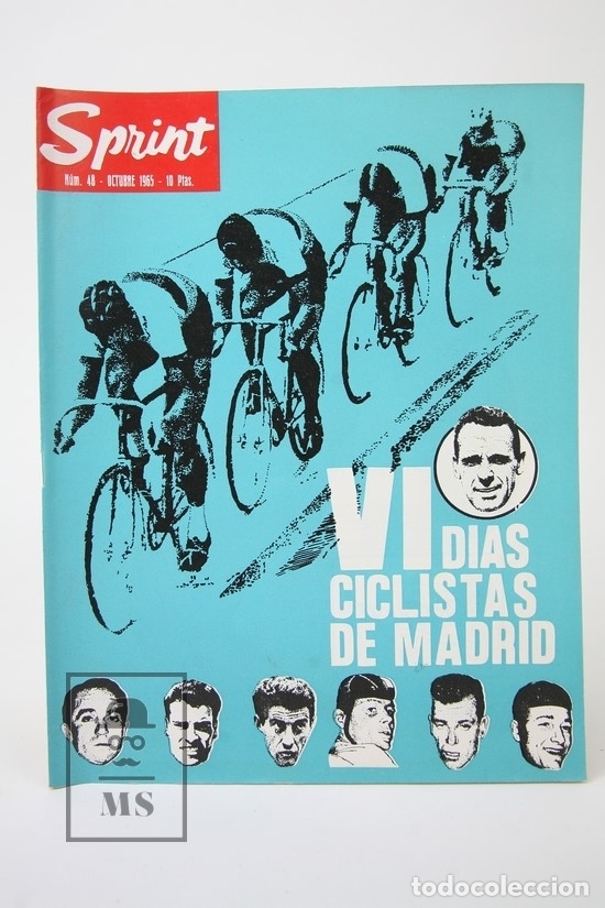 Coleccionismo deportivo: Publicaci&oacute;n / Revista de Ciclismo - Sprint N&ordm; 48 / 6 D&iacute;as Ciclistas de Madrid - Octubre 1965