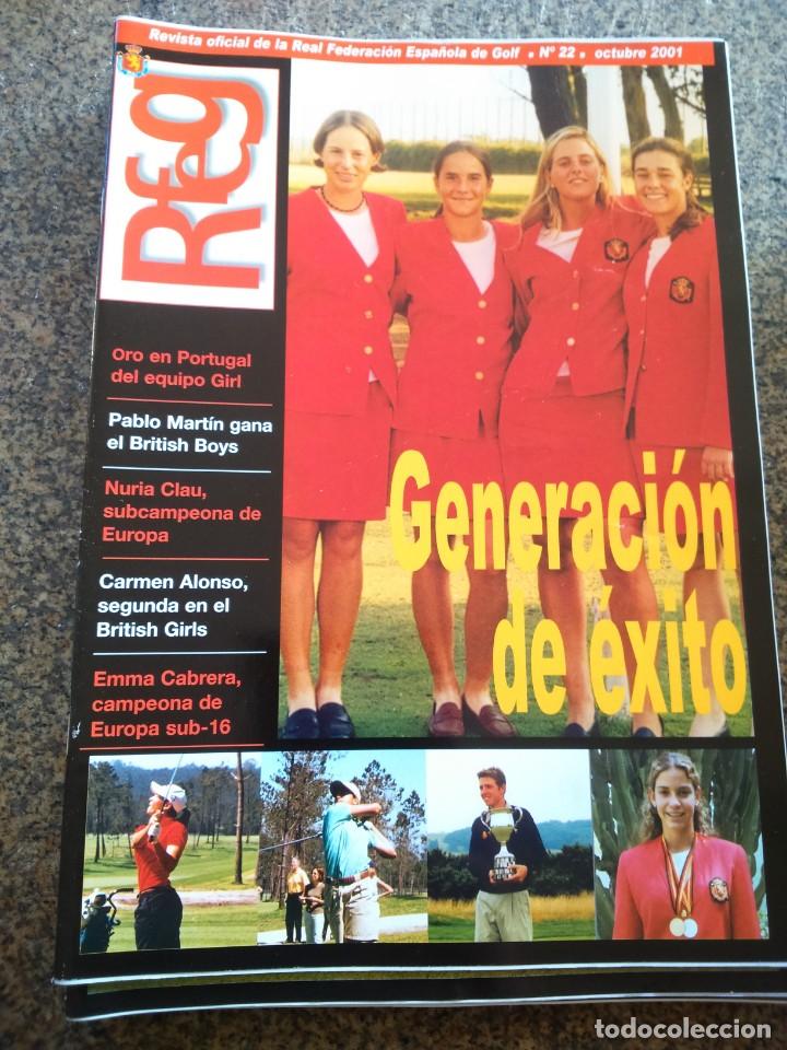 Coleccionismo deportivo: REVISTA OFICIAL DE LA FEDERACION ESPA&Ntilde;OLA DE GOLF -- N&ordm; 22 -- OCTUBRE 2001 --