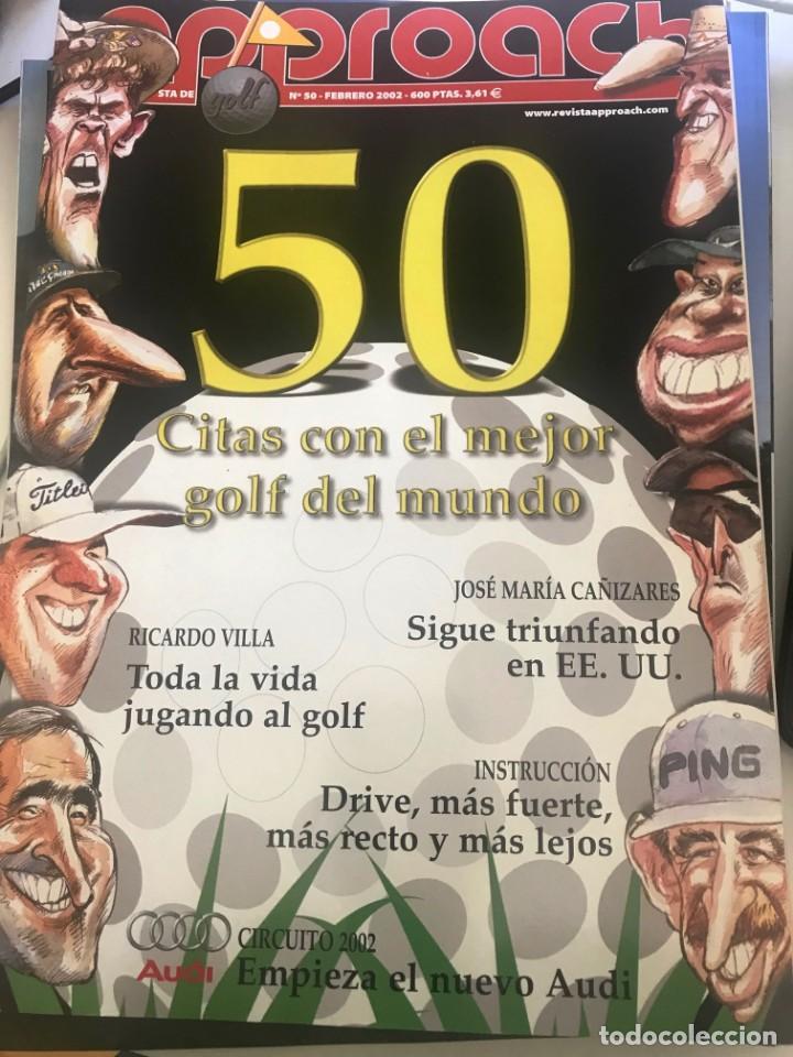Coleccionismo deportivo: REVISTA DE GOLF APPROACH N&ordm; 50 FEBRERO 2002 . 50 CITAS CON EL MEJOR GOLF DEL MUNDO