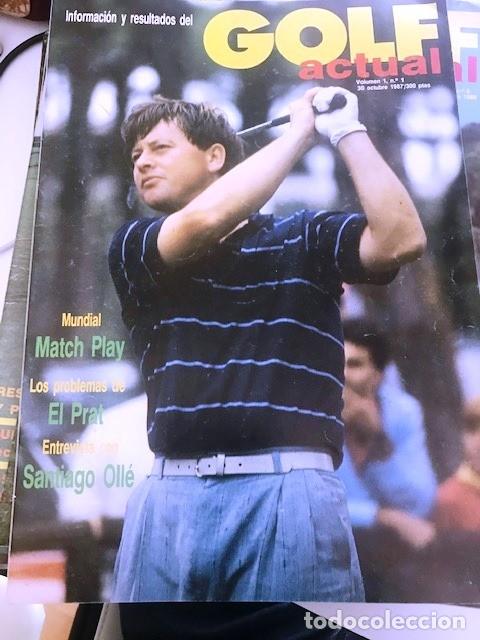 Coleccionismo deportivo: REVISTA GOLF ACTUAL N&ordm;1 OCTUBRE 1987 . GOLF EL PRAT, SEVERIANO BALLESTEROS