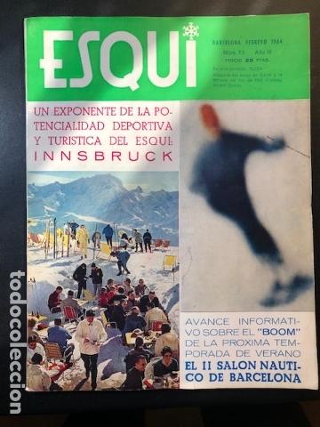 Coleccionismo deportivo: ESQUI, Catalu&ntilde;a. Revista de la nieve en el Pirineo Catalan. Febrero del 1964