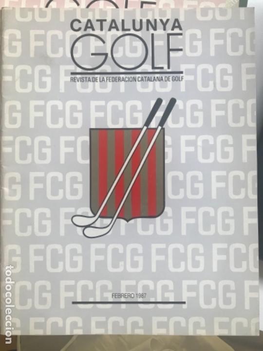 Coleccionismo deportivo: CATALUNYA GOLF. FEBRERO 1987REVISTA DE LA FEDERACION CATALANA DE GOLF