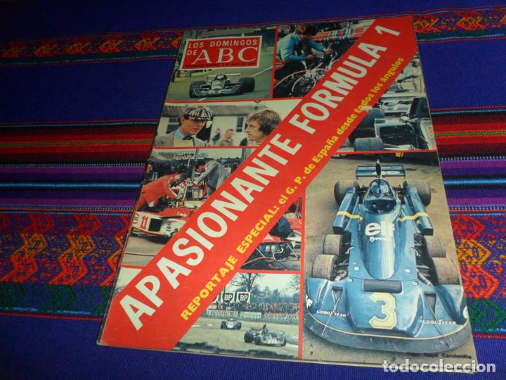 Coleccionismo deportivo: LOS DOMINGOS DE ABC 2-5-76. APASIONANTE F&Oacute;RMULA 1 G.P. ESPA&Ntilde;A CIRCUITO DEL JARAMA NIKI LAUDA.