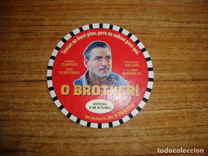 Coleccionismo deportivo: CURIOSO POSAVASOS PROGRAMA DE CINE O BROTHER