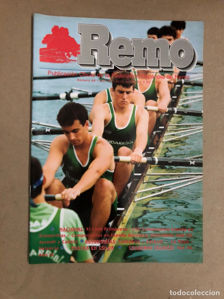 Sammelleidenschaft Sport: REMO, REVISTA OFICIAL DE LA FEDERACI&Oacute;N ESPA&Ntilde;OLA DE REMO N&deg; 60 (2003). CON POSTER ,...COMO NUEVA.
