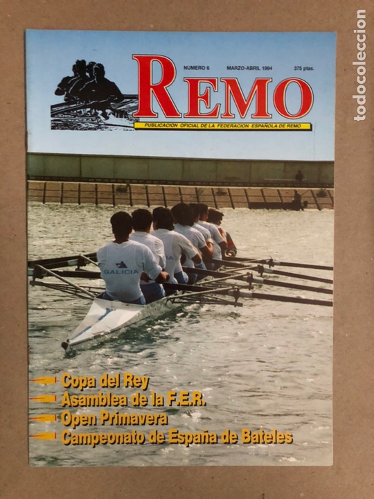 Sammelleidenschaft Sport: REMO, REVISTA OFICIAL DE LA FEDERACI&Oacute;N ESPA&Ntilde;OLA DE REMO N&deg; 6 (1994). CON POSTER,... COMO NUEVA.