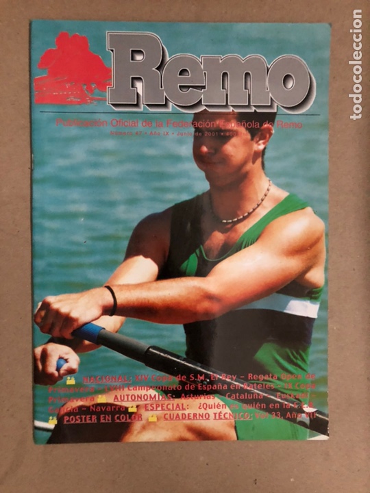 Sammelleidenschaft Sport: REMO, REVISTA OFICIAL DE LA FEDERACI&Oacute;N ESPA&Ntilde;OLA DE REMO N&deg; 47 (2001). CON POSTER,... COMO NUEVA.