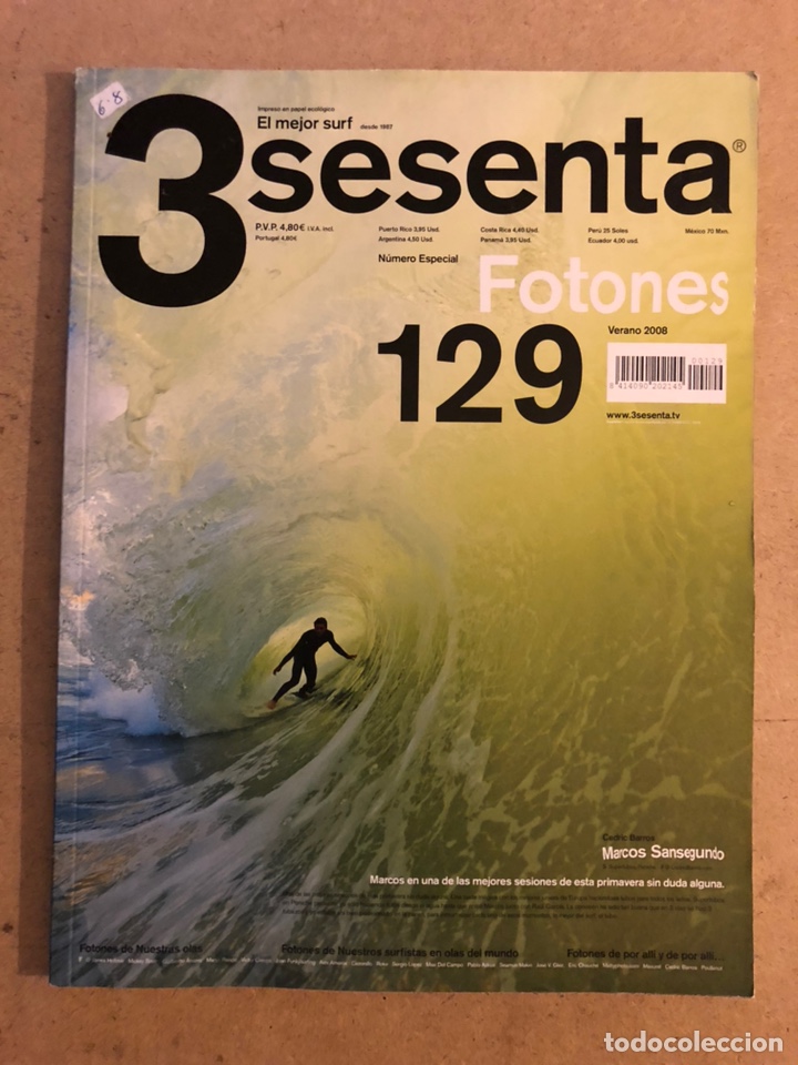 Sammelleidenschaft Sport: 3SESENTA N&deg; 129 (2008). ESPECIAL FOTONES. COMO NUEVA. 130 P&Aacute;GINAS.