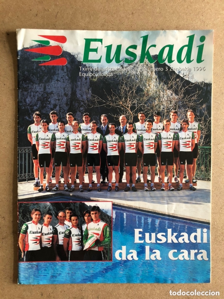 Sports collectibles: EUSKADI EQUIPO CICLISTA N&deg; 3 (1996). REVISTA DEL EQUIPO VASCO CICLISTA VASCO.