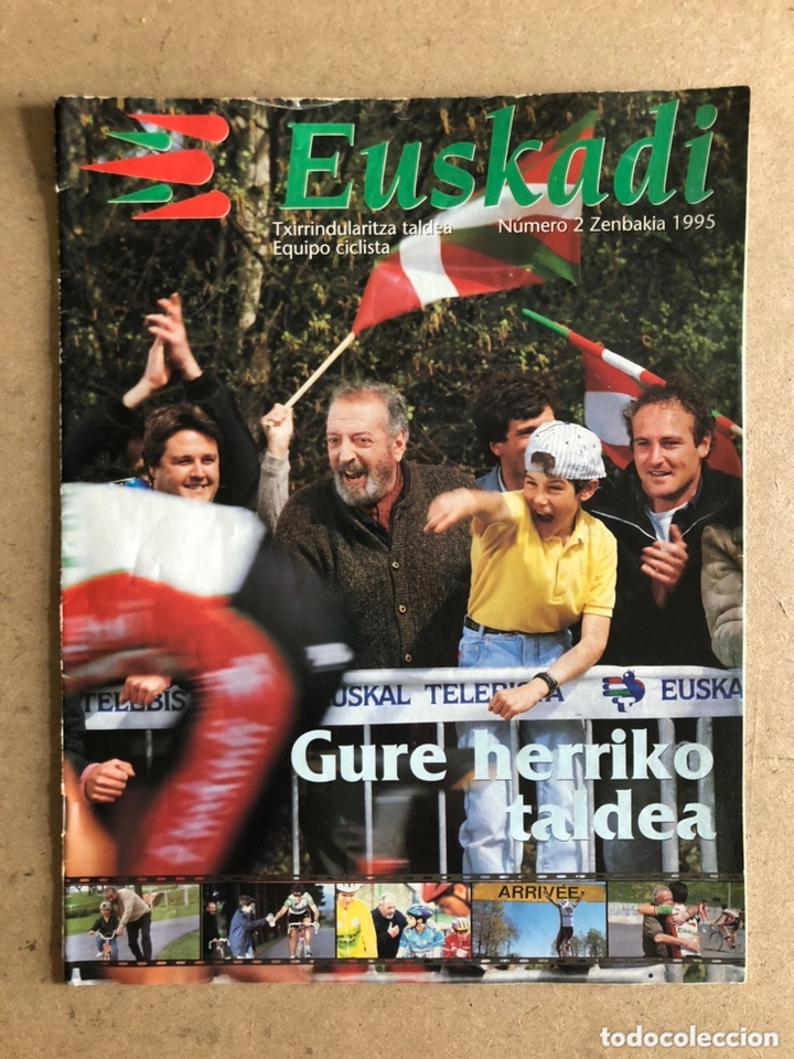 Sammelleidenschaft Sport: EUSKADI EQUIPO CICLISTA N&deg; 2 (1995). REVISTA DEL EQUIPO VASCO CICLISTA VASCO.