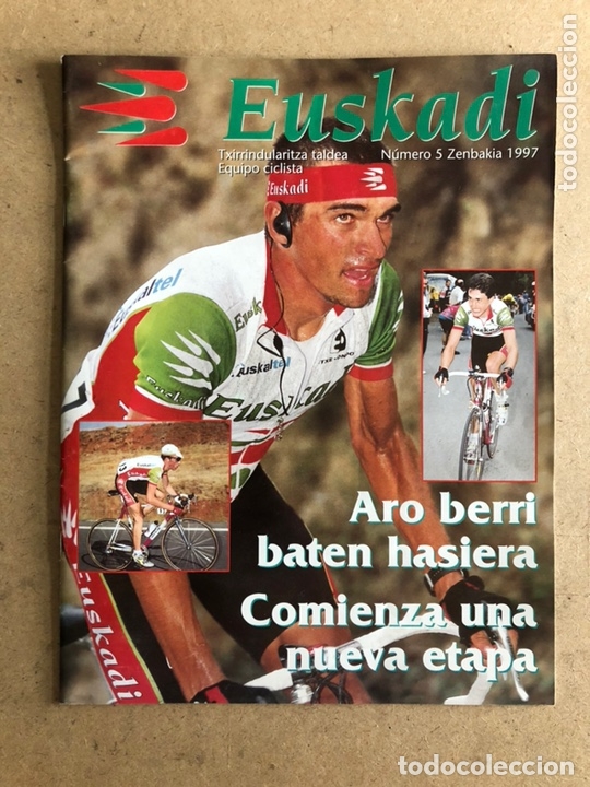 Sammelleidenschaft Sport: EUSKADI REVISTA CICLISTA N&deg; 5 (1997). IGOR GONZ&Aacute;LEZ DE GALDEANO, UNAI ETXEBARRIA, IGOR FLORES