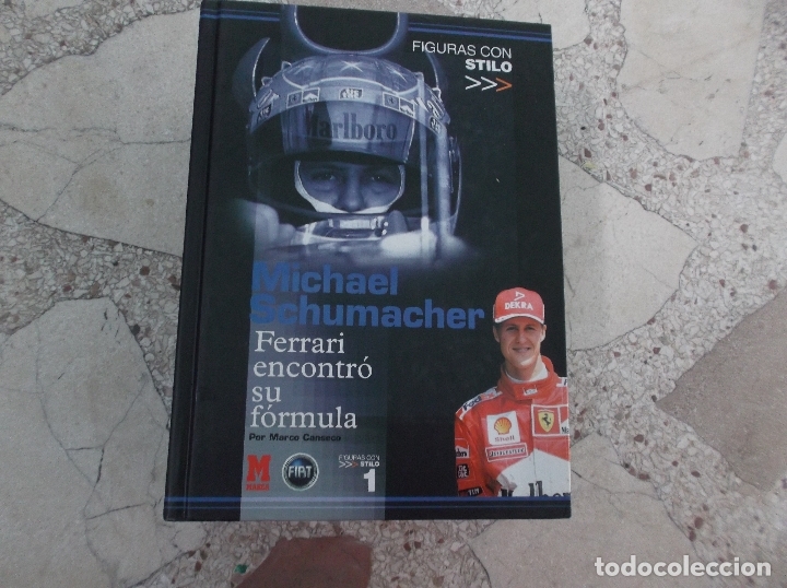 Coleccionismo deportivo: figuras con stilo n&ordm; 1, michael schumacher,ferrari encontro su formula ,marco canseco, marca