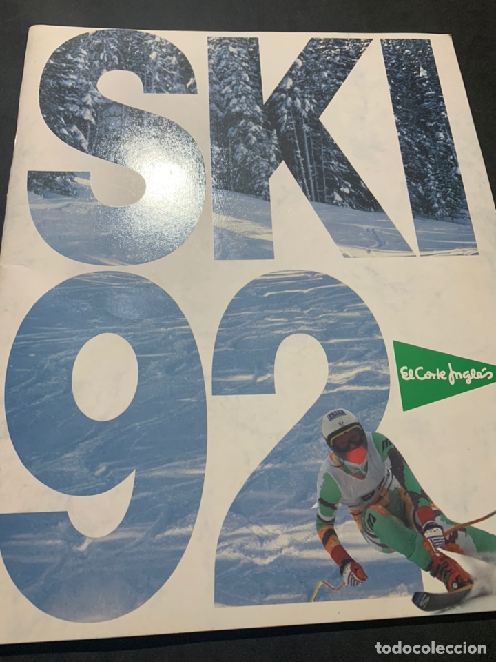 Coleccionismo deportivo: Cat&aacute;logo de El Corte Ingl&eacute;s 1992 ski snowboard 92