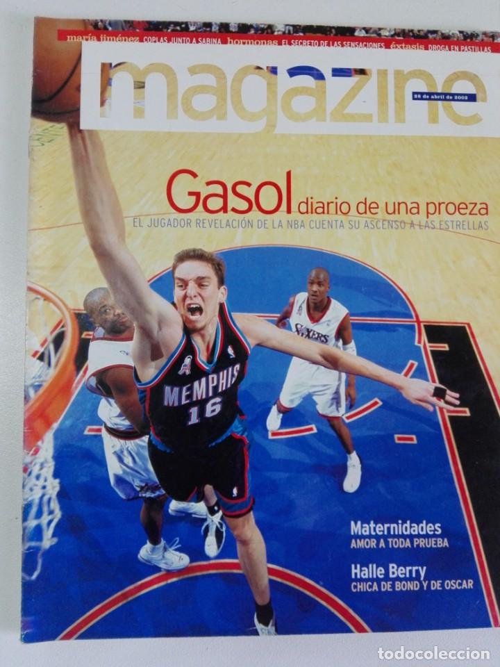 Collectionnisme sportif: MAGAZINE (28 de Abril 2002): GASOL, Diario de una Proeza + HALLE BERRY