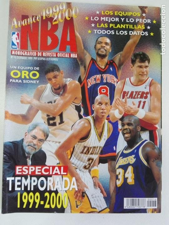 AVANCE NBA 99/00 - MONOGRÁFICO REVISTA OFICIAL NBA Nº 16 + POSTER GIGANTE SPURS CAMPEONES (Coleccionismo Deportivo - Revistas y Periódicos - otros Deportes)