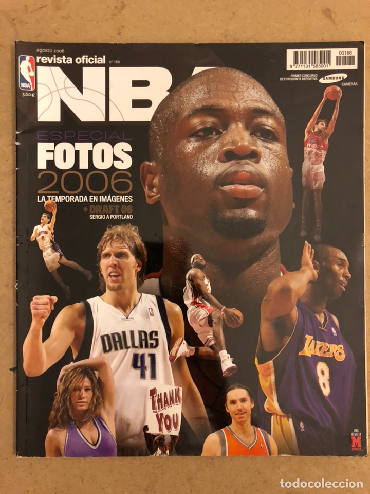Coleccionismo deportivo: REVISTA OFICIAL NBA N&deg; 168 (AGOSTO 2006). SERGIO RODR&Iacute;GUEZ EN PORTLAND, ESPECIAL FOTOS 2006,...