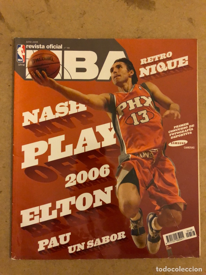 Coleccionismo deportivo: REVISTA OFICIAL NBA N&deg; 166 (JUNIO 2006). PAU GASOL, STEVE NASH, ELTON BRAND, PLAYOFFS 2006,...