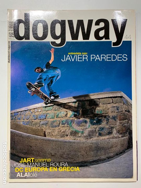 Sports collectibles: revista dogway skateboard magazine n&ordm; 44 javier paredes jose manuel roura