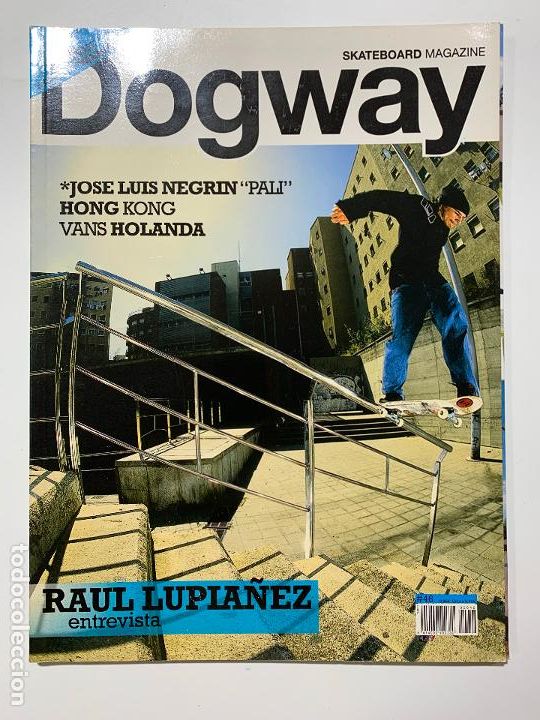 Sports collectibles: revista dogway skateboard magazine n&ordm; 46 raul lupia&ntilde;ez lupi jose luis negrin pali