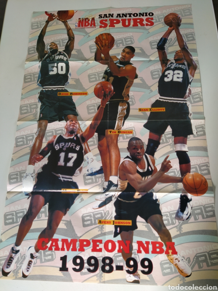 Coleccionismo deportivo: AVANCE NBA 99/00 - MONOGRÁFICO REVISTA OFICIAL NBA Nº 16 + Poster gigante SPURS CAMPEONES - Foto 5 - 184059157