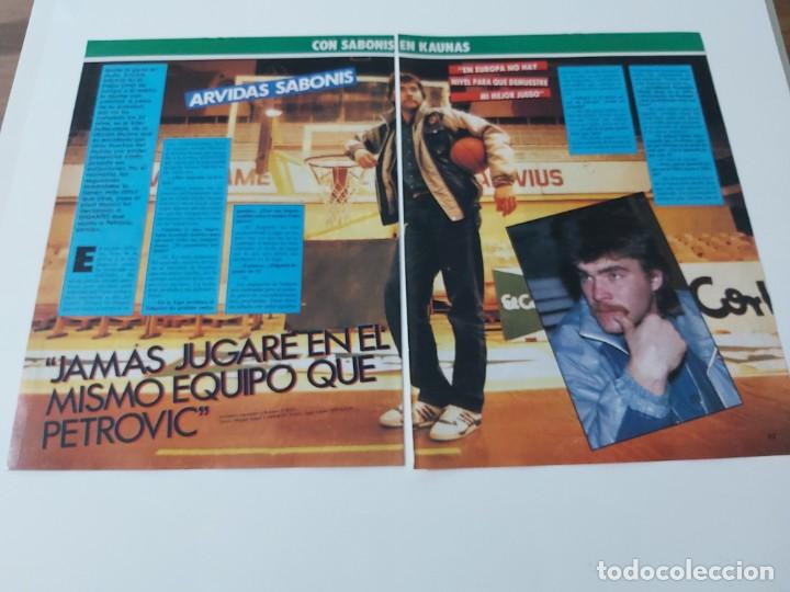 Collectionnisme sportif: ENTREVISTA 3 PAGINAS BALONCESTO ARVIDAS SABONIS EN KAUNAS