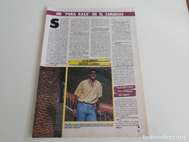 Sports collectibles: ENTREVISTA  1 PAGINA BALONCESTO SALVA DIEZ(CAJACANARIAS) F2