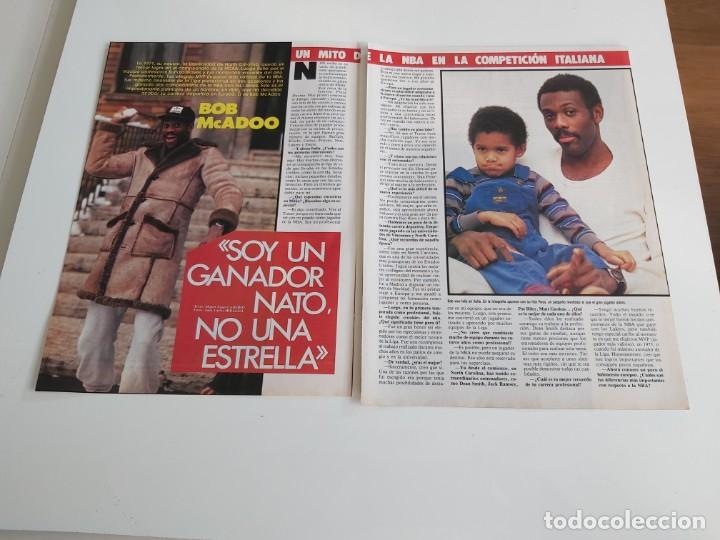 Sports collectibles: ENTREVISTA 3 PAGINAS BALONCESTO BOB McADOO(TRACER MILAN) F2