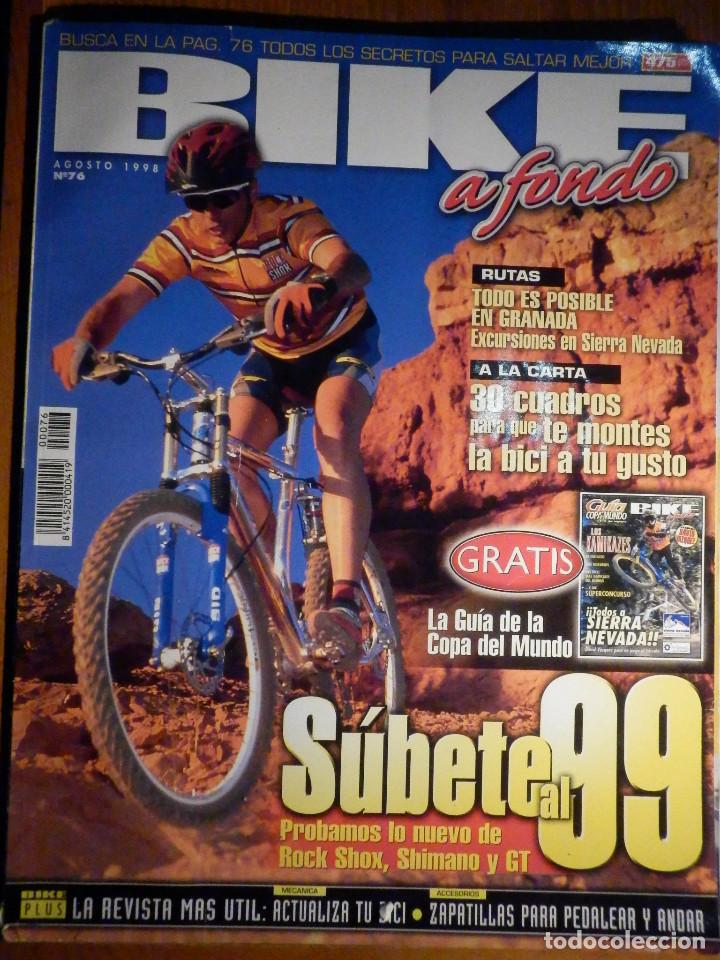 Sammelleidenschaft Sport: Revista Bike a Fondo - N&ordm; 76 - Agosto 1998 - Con poster