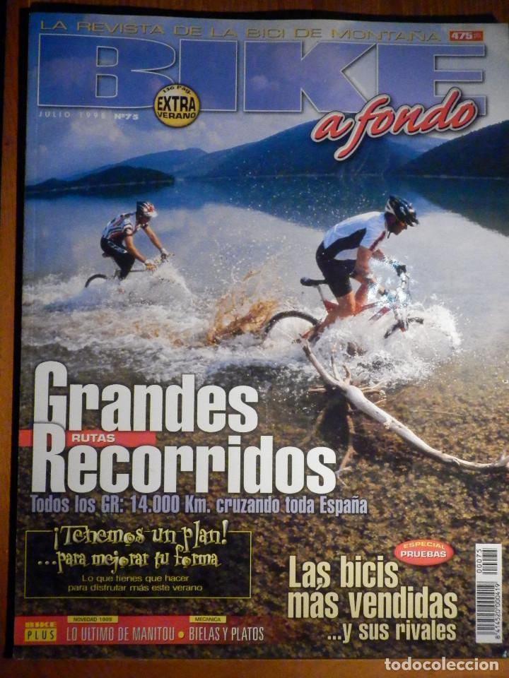 Sammelleidenschaft Sport: Revista Bike a Fondo - N&ordm; 75 - Julio 1998 - Con poster