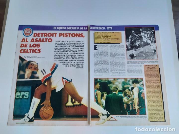 Sammelleidenschaft Sport: REPORTAJE 3  PAGINAS BALONCESTO NBA DETROIT PISTONS SORPRESA CONFERENCIA ESTE   F4