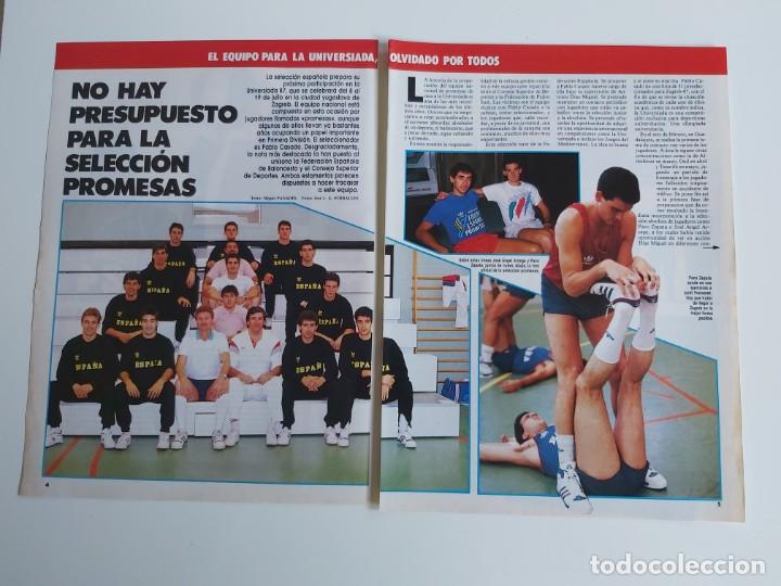 Collectionnisme sportif: REPORTAJE  6  PAGINAS BALONCESTO EL EQUIPO ESPA&Ntilde;OL PARA LA UNIVERSIADA   F4