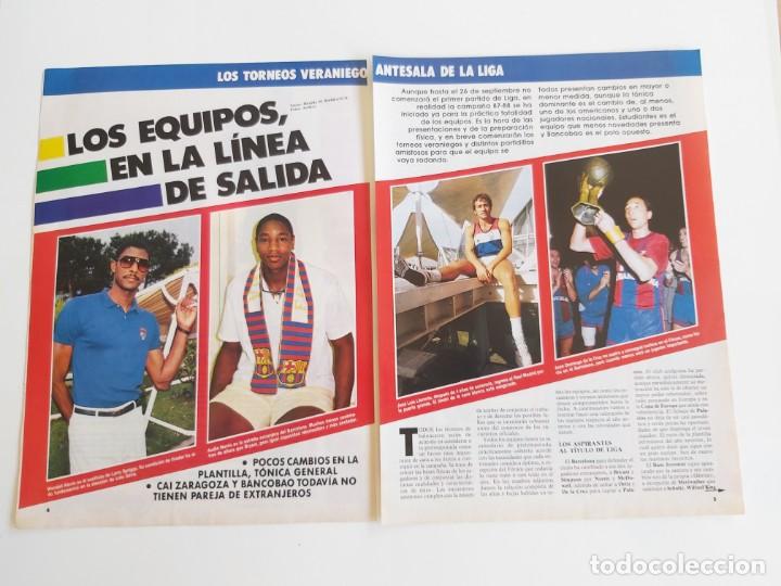 Sports collectibles: REPORTAJE  6 PAGINAS BALONCESTO LOS TORNEOS VERANIEGOS ANTESALA DE LA LIGA  F5