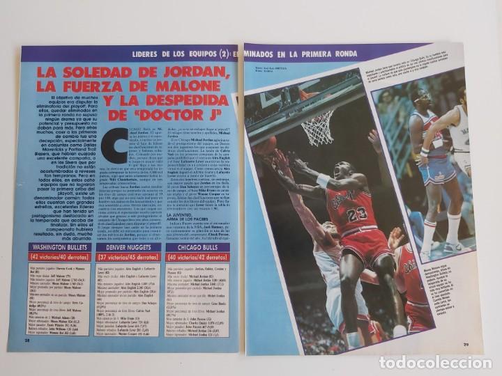 Collectionnisme sportif: ENTREVISTA 3 PAGINAS BALONCESTO JOE MERIWEATHER MAS REPORTAJE 4 PAG. NBA LIDERES DE LOS EQUIPOS  F5
