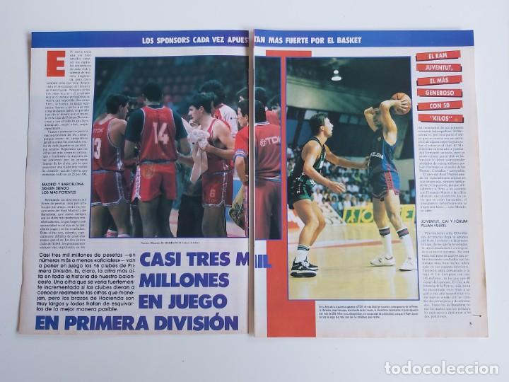 Sports collectibles: REPORTAJE 4  PAGINAS BALONCESTO SPONSORS EN EL BASKET ESPA&Ntilde;OL  F6
