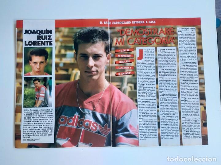 Sammelleidenschaft Sport: ENTREVISTA 2 PAGINAS BALONCESTO JOAQUIN RUIZ LORENTE(CAI ZARAGOZA)  F6
