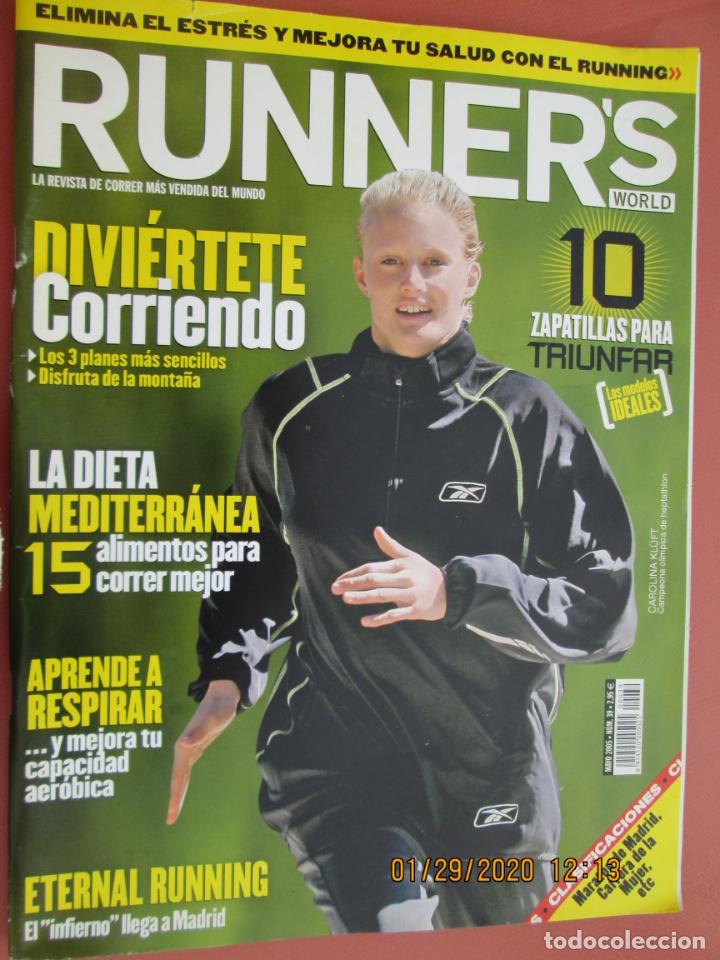 Collectionnisme sportif: REVISTA RUNNER'S WORLD - N&ordm; 39 - MAYO 2005 - LA DIETA MEDITERR&Aacute;NEA 15 ALIMENTOS ....