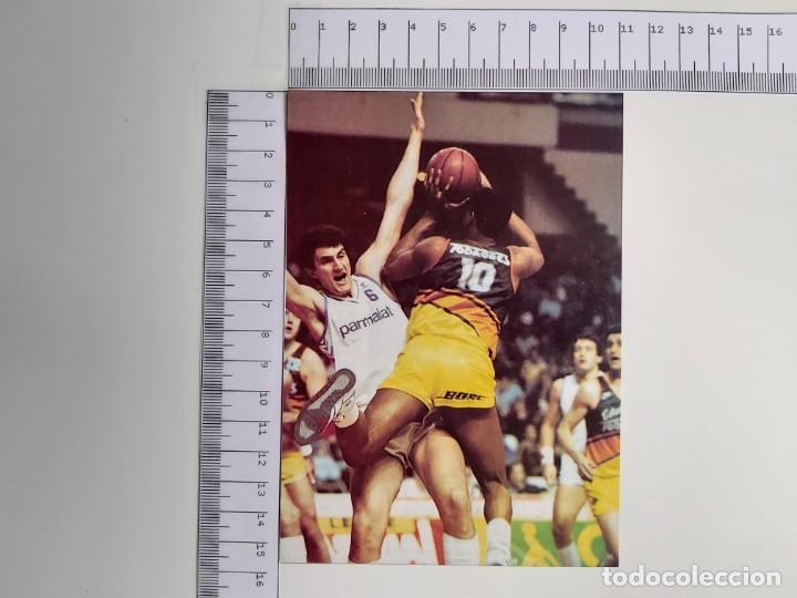 Collectionnisme sportif: RECORTE BALONCESTO D.RUSSELL Y ROMAY PERTENECIENTE AL PARTIDO ENTRE ESTUDIANTES-REAL MADRID 1988