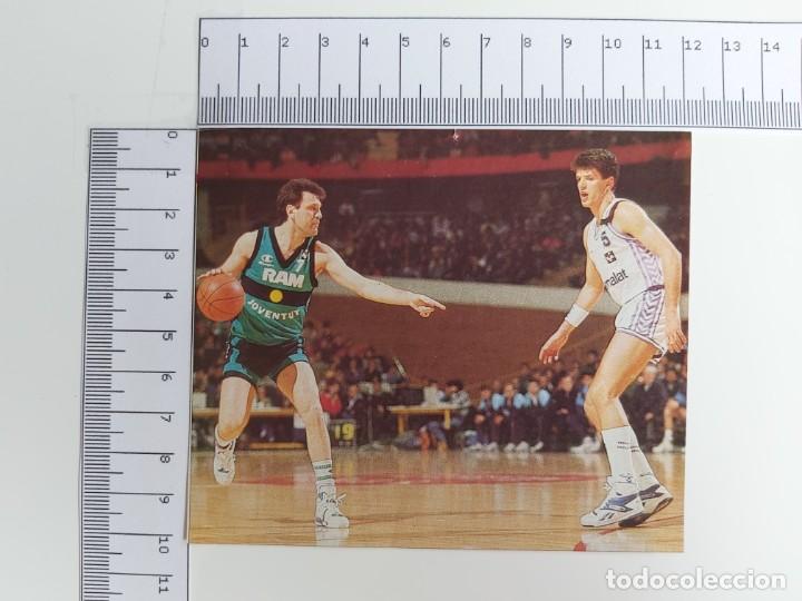 Collectionnisme sportif: RECORTE BALONCESTO MARGALL Y PETROVIC EN UN PARTIDO ENTRE REAL MADRID Y JOVENTUT 1990