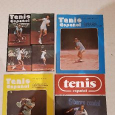 Coleccionismo deportivo: LOTE 4 REVISTAS TENIS. TENIS ESPAÑOL Nº 250, 252, 253 Y 261.1976 Y 1977. INCREIBLE PUBLICIDAD.. Lote 199164428
